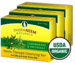 TheraNeem Organik Bitki İçerikli Limon Otu & Paçuli Temizleyici Sabun
