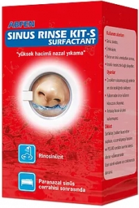 Abfen Sinus Rinse Kit-S Surfactant Yetikinler in Burun Ykama Kiti