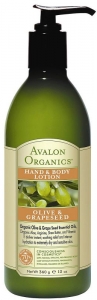 Avalon Organics Olive & Grape Seed El & Vücut Losyonu