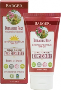 Badger Damascus Rose Sunscreen - Gne Koruyucu SPF 25