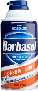 Barbasol Thick & Rich Shaving Cream Sensitive Skin