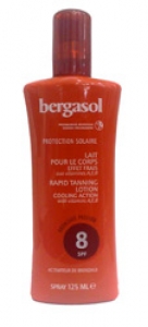 Bergasol Rapid Taning Lotion SPF8