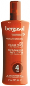 Bergasol Rapid Tanning Lotion SPF4