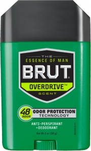 Brut 48 HR Odor Protection Overdrive Antiperspirant Deodorant Stick