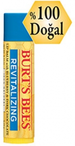 Burt's Bees Revitalizing Lip Balm - Yabanmersini & Bitter Çikolata Dudak Bakımı