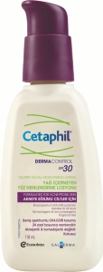 Cetaphil Dermacontrol Yal Ciltler iin Yz Nemlendirici SPF 30