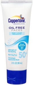 Coppertone Oil Free Faces Gne Koruyucu Losyon SPF 50+