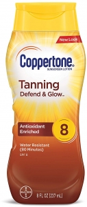 Coppertone Tanning Defend & Glow SPF 8