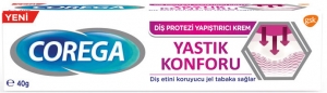 Corega Yastk Konforu Di Protezi Yaptrc Krem