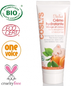 Coslys Organik Sertifikali Kayisili Yagsiz Bebek Yuz Vucut Nemlendirici Krem 54 00 Tl Ye Siparis