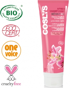 Coslys Organik Sertifikalı Zambak & Bitkisel Keratin İçerikli Saç Kremi