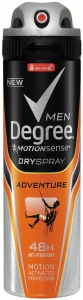 Degree Motionsense Adventure Anti Perspirant Deodorant Spray