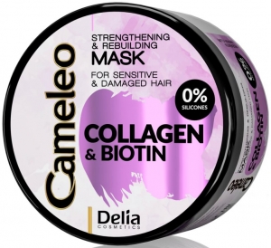 Delia Kolajen & Biotin İçeren Güçlendirici & Yeniden Yapılandırıcı Saç Maskesi