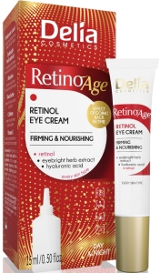 Delia Retinol erikli Sklatrc & Besleyici Gz Kremi