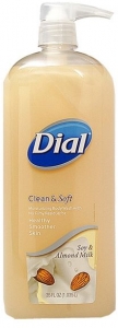 Dial Clean & Soft Soy & Almond Milk Vcut ampuan