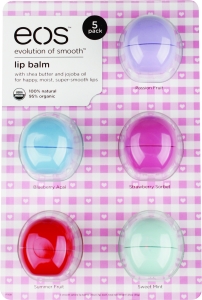 EOS Lip Balm 5li Set