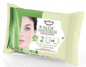 Equilibra Aloe 2 Aamal Peeling erikli Cilt Temizleme Mendili