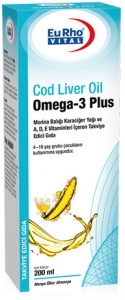 EuRho Vital Omega-3 Cod Liver Oil Plus Şurup
