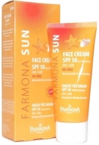 Farmona Sun Oil Free Face Cream SPF 50+ - Yasz Yz in Gne Koruyucu Krem