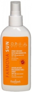 Farmona Sun Spray For Kids SPF 50+ - ocuklar in Macadamia Yal Gne Koruyucu Sprey