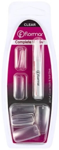 Flormar Complete Nail Set Clear (Takma Trnak Seti)