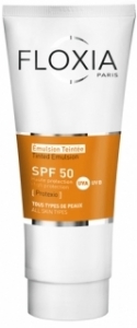 Floxia Protexio Tinted Emulsion SPF 50 - Renkli Gne Koruyucu Losyon