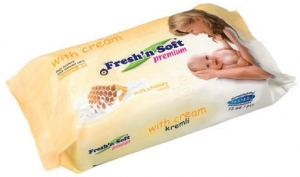 Fresh'n Soft Premium Kremli Islak Bebek Havlusu