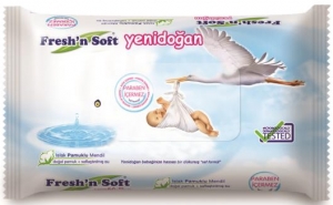 Fresh'n Soft Yenidoan Islak Pamuklu Mendil