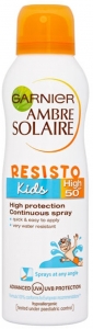 Garnier Ambre Solaire Resisto ocuklar in Gne Koruyucu Sprey SPF 50