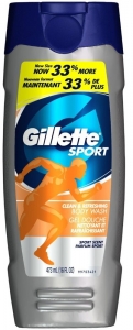 Gillette Sport Clean & Refreshing Vcut ampuan