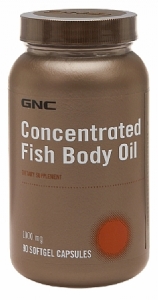 GNC Fish Body Oils Concentrated Kapsl