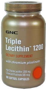 GNC Lecithin Triple With Chromium Tablet