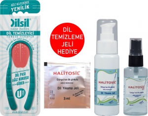 Halitosil ZN Az Kokusu Giderici Set (Dil Jeli + Az Spreyi + Dilsil Dil Temizleyici)