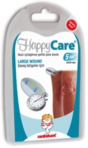 HappyCare Large Wound - Geni Blgeler in effaf Yara Band