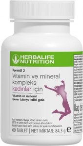 Herbalife Forml 2 Kadnlar in Vitamin ve Mineral Kompleks Tablet