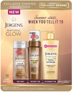 Jergens Natural Glow - Gnesiz Bronzlatrc Set