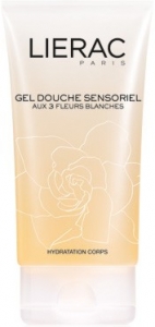 Lierac Gel Douche Sensoriel Sensory Shower Gel With 3 White Flowers