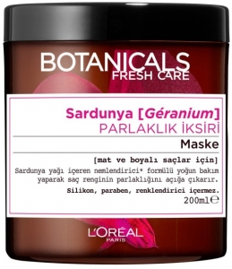 Loreal Botanicals Fresh Care Sardunya Parlaklk ksiri Maske