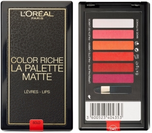 Loreal Color Riche La Palette Lip Matte Bold