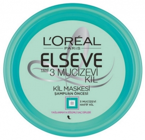 Loreal Elseve 3 Mucizevi Kil Sa Maskesi