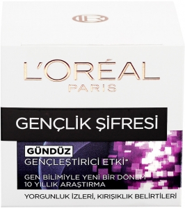 Loreal Genlik ifresi Krk Kart Gnlk Bakm Kremi