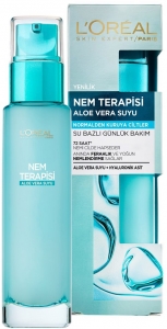 Loreal Nem Terapisi Aloe Vera Suyu + Hyaluranik Asit (Normal - Kuru Cilt)