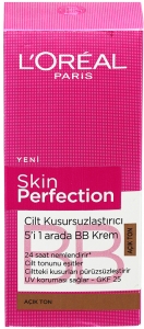 Loreal Skin Perfection Cilt Kusursuzlatrc BB Krem SPF 25