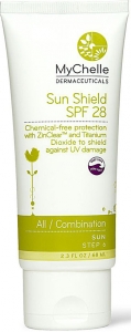 MyChelle Unscented Sun Shield - Kokusuz Doğal Güneş Koruyucu Krem SPF 28