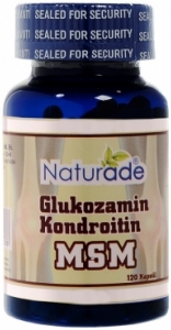 Naturade Glukozamin Kondroitin MSM Kapsl