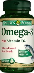 Nature's Bounty Omega-3 Plus Vitamin D3