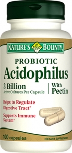 Nature's Bounty Probiotic Acidophilus With Pectin