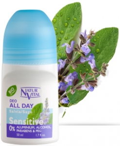NaturVital All Day Sensitive Adaçayı Deo Roll-On