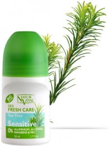 NaturVital Fresh Care Sensitive Çay Ağacı Deo Roll-On