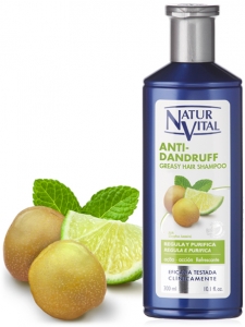 NaturVital Anti-Dandruff Greasy Hair ampuan